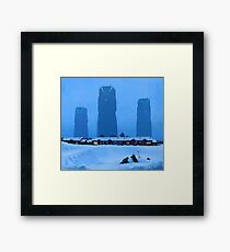 Bonareaktorns Kyltorn Framed Print