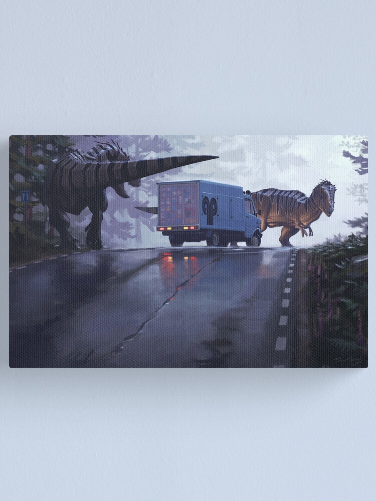Alternate view of För guds skull, spela aldrig melodin nere vid alkärren. Canvas Print