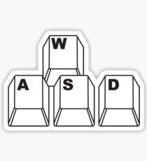 WASD Sticker