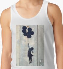 Floating Balloons by Banksy Tank Top
