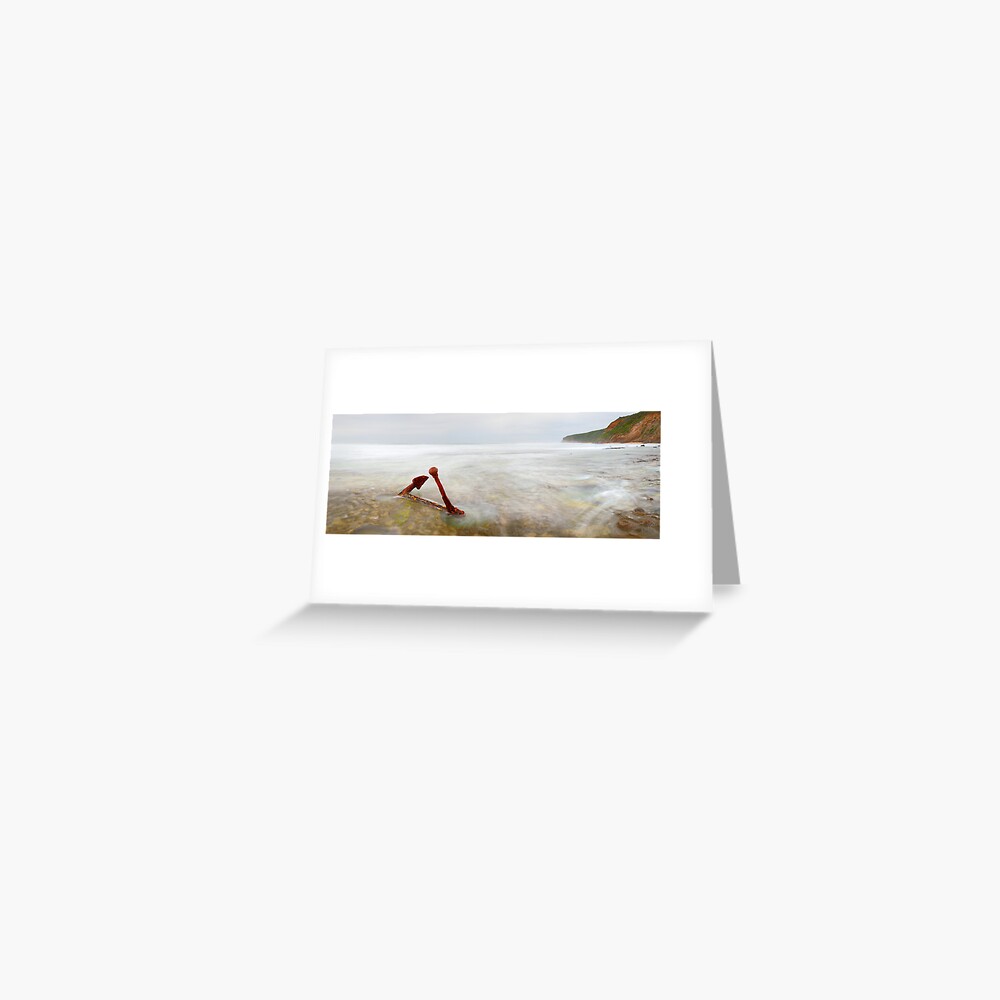 Marie Gabrielle Anchor, Shipwreck Coast, Victoria, Australia Greeting Card
