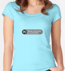 Please reconnect to controller Women's Fitted Scoop T-Shirt