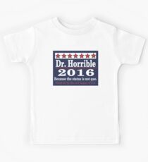 vote Dr. Horrible 2016 Kids Tee