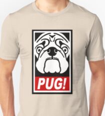 Obey the Pug! Slim Fit T-Shirt