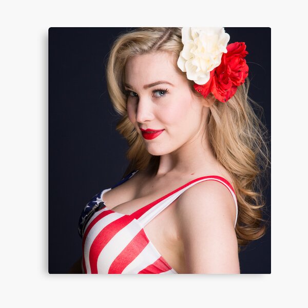 Blonde Bombshell Canvas Print