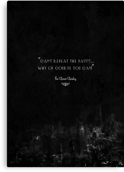 "The Great Gatsby" Canvas Print by miketea | Redbubble