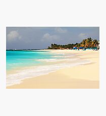 Shoal Bay Beach Anguilla Photographic Print