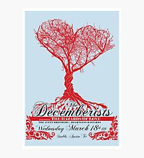 The Decemberists - Concert Poster Photographic Print