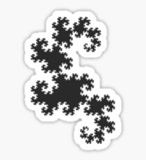 Dragons curve fractal Sticker