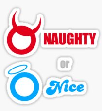 Naughty Or Nice Sticker