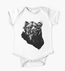 Bear Sketching One Piece - Short Sleeve