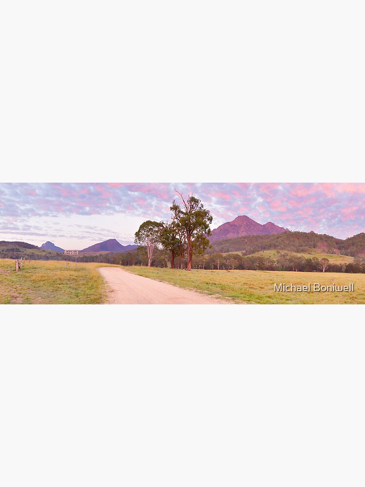 Rosey Dawn over Mt Barney, South-East Queensland, Australia by Chockstone