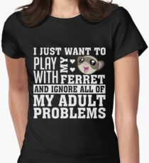 Ferret Women's Fitted T-Shirt