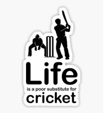 Cricket v Life - Marble Sticker