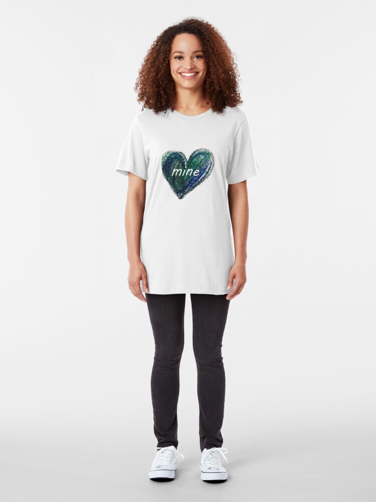 Alternate view of My own heart Slim Fit T-Shirt
