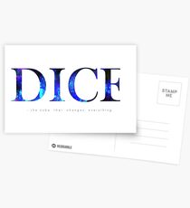Dice logo T-Shirt Postcards