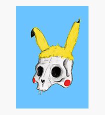 The Skull of Pikachu Photographic Print