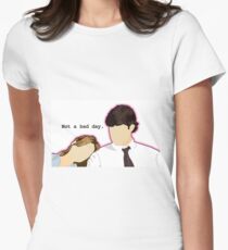 Jim and Pam - Custom L.C. Women's Fitted T-Shirt