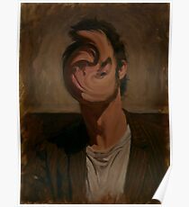 Self Portrait With Deformed Face Poster