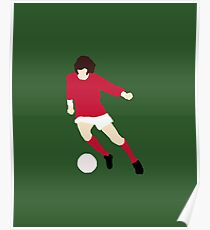 Minimalist George Best design Poster