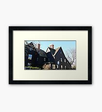 The House of Seven Gables Framed Print