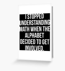 Alphabet Greeting Card