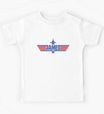 Custom Top Gun Style - James Kids Tee