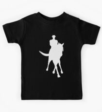 Dressage Horse And Rider White Kids Tee