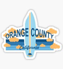 Orange County - California. Sticker