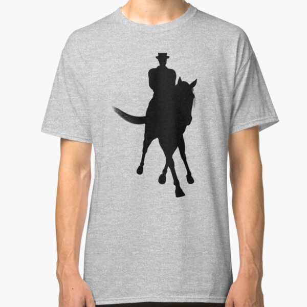Dressage Horse And Rider Black Classic T-Shirt