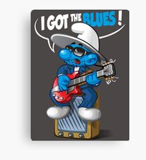 I got the blues Canvas Print