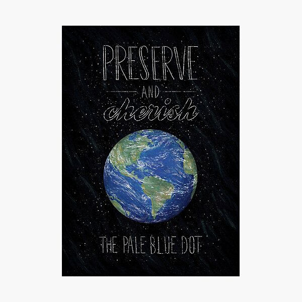 Pale Blue Dot Photographic Print