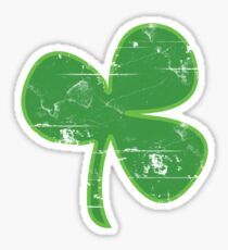Vintage Clover St Patricks Day Sticker