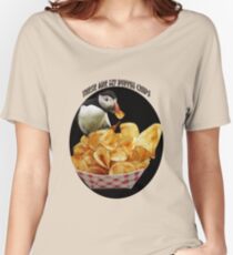 ☝ ☞ THESE ARE MY PUFFIN CHIPS TEE SHIRT☝ ☞ Women's Relaxed Fit T-Shirt