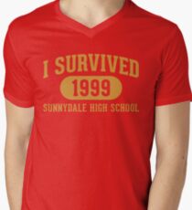 I Survived Sunnydale High Men's V-Neck T-Shirt
