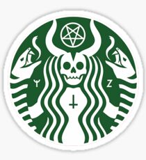 The satan-buck Sticker