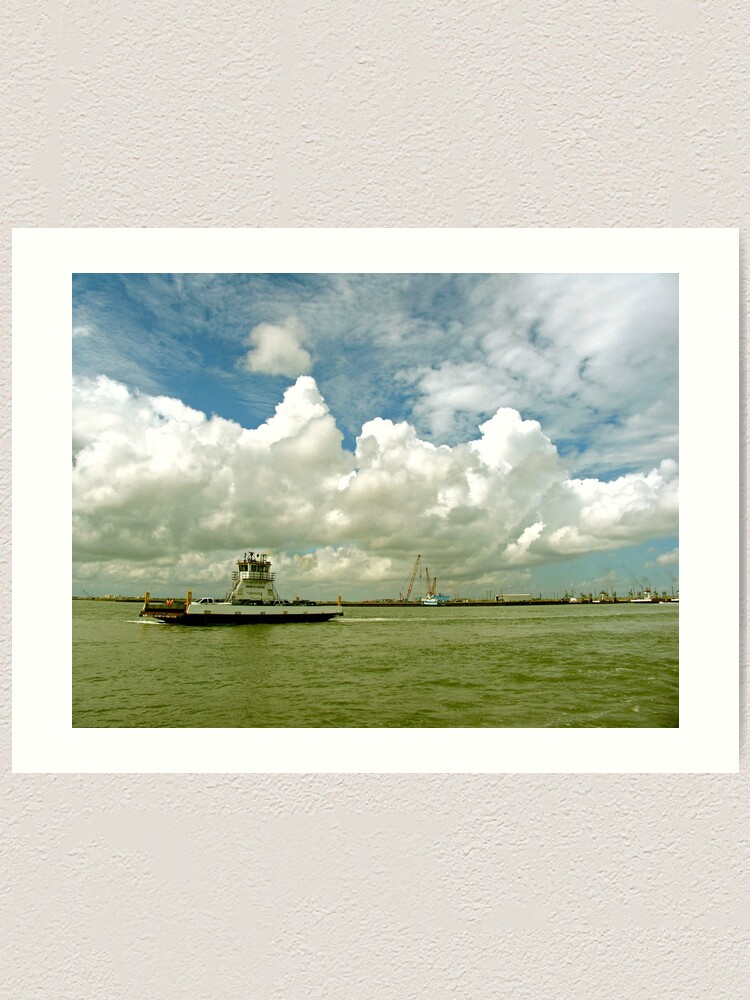Alternate view of Port Aransas, Texas Art Print