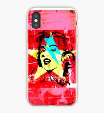 Blue flash Marilyn stardust 2 iPhone Case