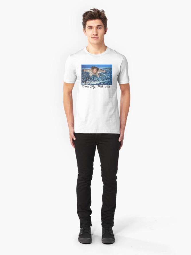 Alternate view of Come Fly With Me Slim Fit T-Shirt