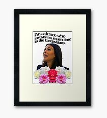 yeah u r Framed Print