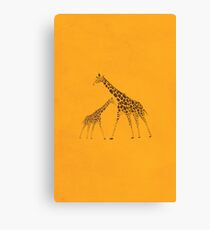 Animal Giraffe Picture Canvas Print