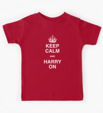 Keep Calm and Harry On - (A Right Royal T Shirt!) Kids Tee