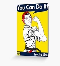 Try Jiu-Jitsu Greeting Card