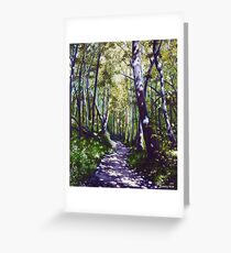 'Summer Woods (Moses Cone State Park, NC)' Greeting Card