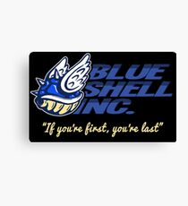 Blue Shell Inc. (no distressing) Canvas Print