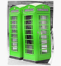 London Telephone Box Poster
