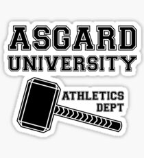Asgard University - Athletics Department (Light Shirt) Sticker