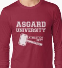 Camiseta de manga larga Universidad Asgard - Departamento de Atletismo (Camisa Oscura)