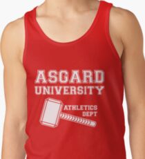 Camisetas de tirantes para hombre Universidad Asgard - Departamento de Atletismo (Camisa Oscura)