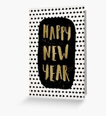 Happy New Year Greeting Card